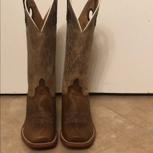 New HP boys leather cowboy boots
